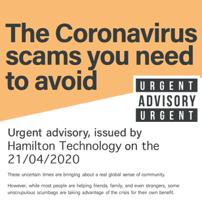 Coronavirus scams